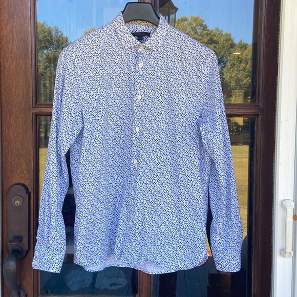 John Varvatos ⭐️‎ USA slim fit floral bttondown. 97% cotton. Size M - Picture 2 of 6